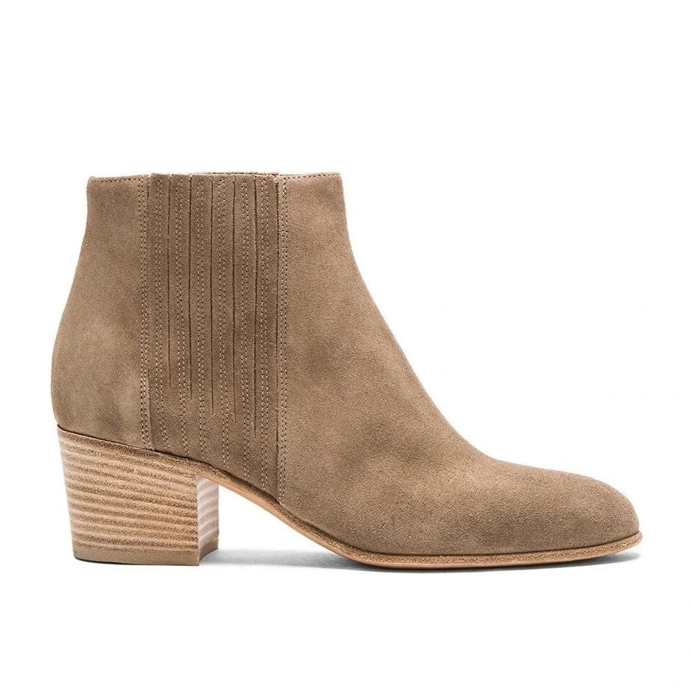 VINCE Haider Suede Ankle Bootie